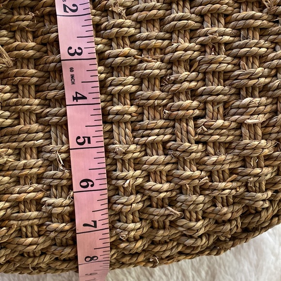 Large Sun N Sand Straw Bag Tote - Picture 12 of 12